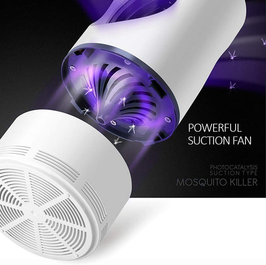 Plastic Mosquito Killer Lamp,Mosquito Lamp Dual Mosquito Zapper Lamp, Chargeable, Area Of Coverage: 200 Sq Ft