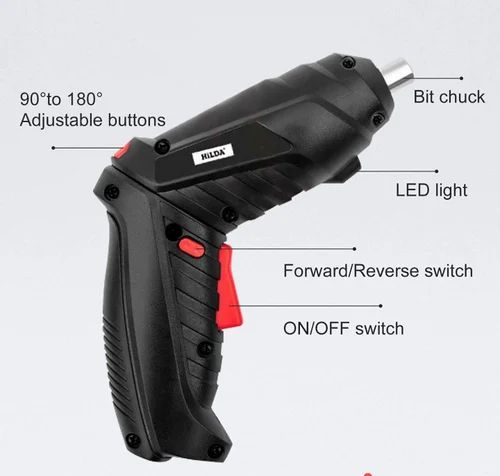 47-in-1 Rechargeable Electric Screwdriver Set – Cordless Mini Power Drill Kit with Flexible Shaft & Multiple Bits