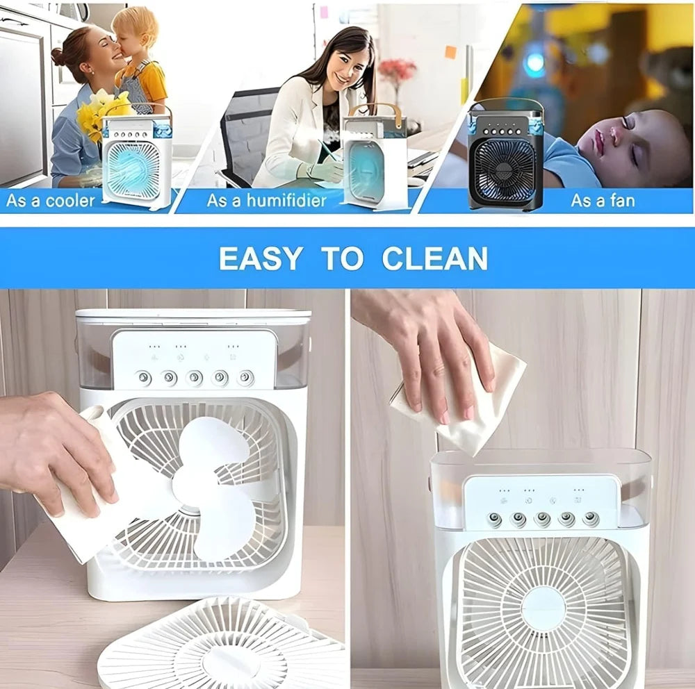 Mini Mist Spray Cooler, 10 inch, Tank Capacity: 200ml