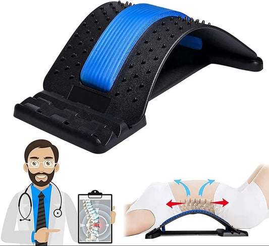 Magic Black Stretcher Support Lumbar Back Support Device Back Pain Relief Back Stretching