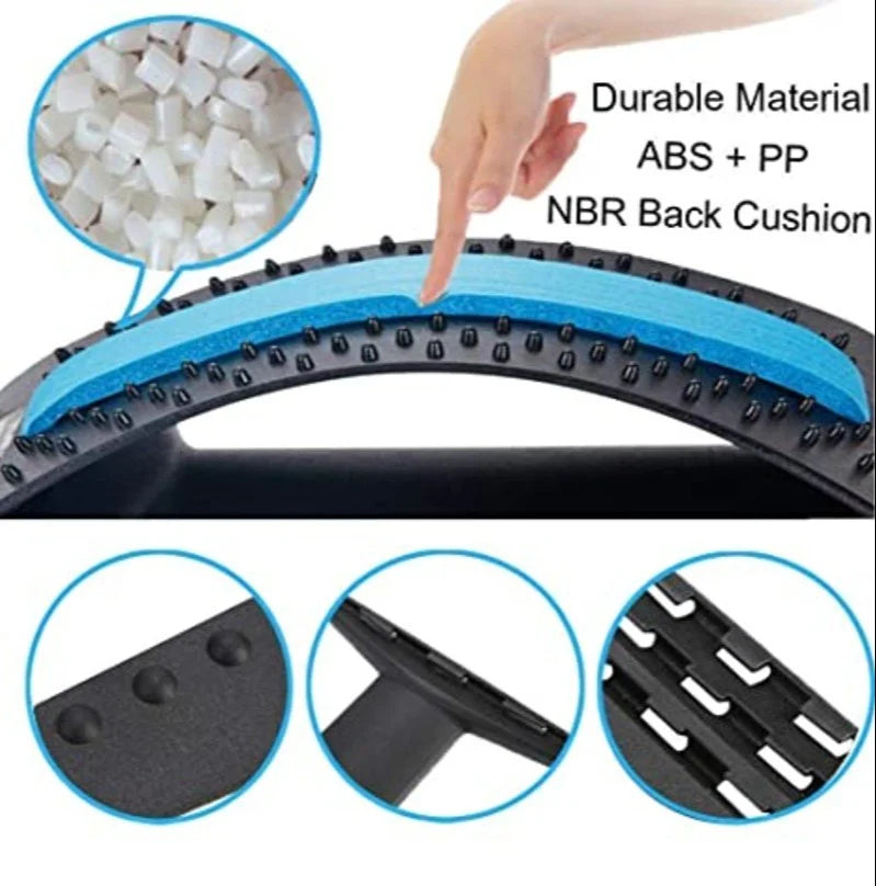 Magic Black Stretcher Support Lumbar Back Support Device Back Pain Relief Back Stretching