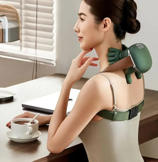 Shoulder and Neck Massager, Neck Massager for Pain Relief Deep Tissue with Two-Speed