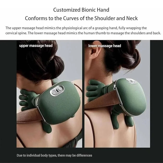 Shoulder and Neck Massager, Neck Massager for Pain Relief Deep Tissue with Two-Speed