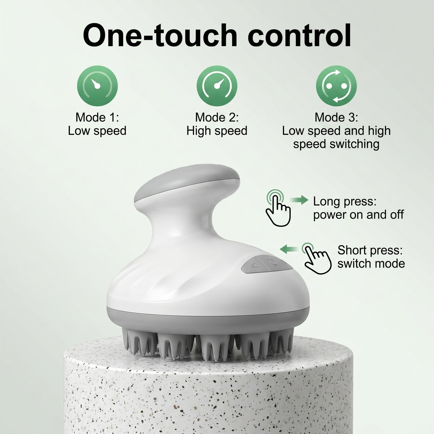 Electric Scalp Massager, Head Massager Scalp with 4 Removable Massage Claws