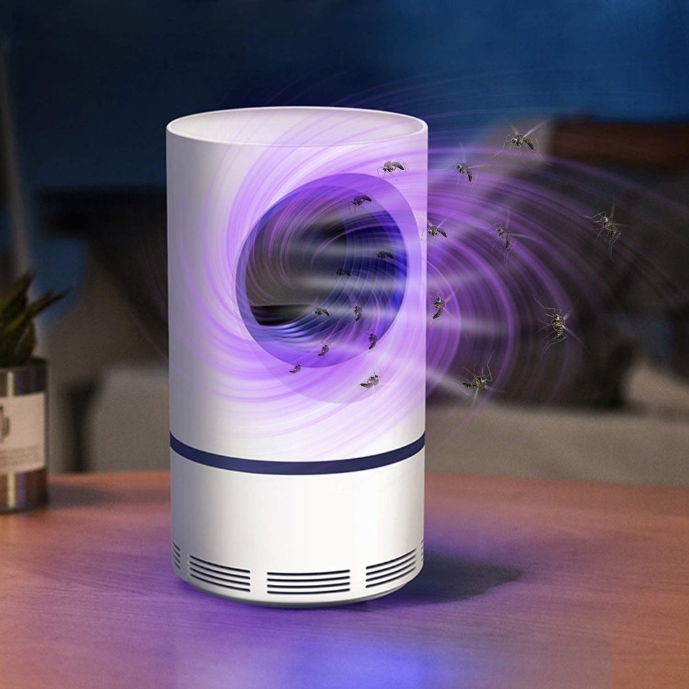 Plastic Mosquito Killer Lamp,Mosquito Lamp Dual Mosquito Zapper Lamp, Chargeable, Area Of Coverage: 200 Sq Ft