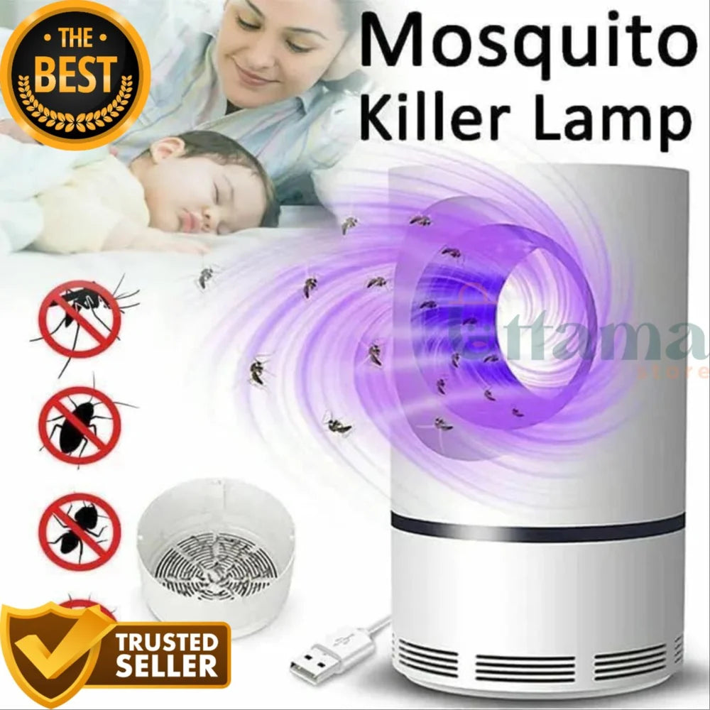Plastic Mosquito Killer Lamp,Mosquito Lamp Dual Mosquito Zapper Lamp, Chargeable, Area Of Coverage: 200 Sq Ft