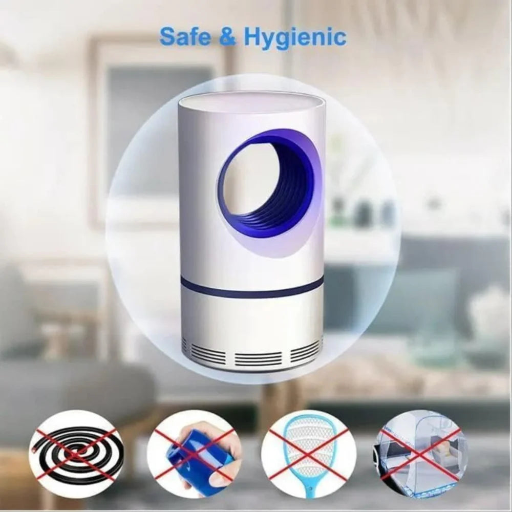 Plastic Mosquito Killer Lamp,Mosquito Lamp Dual Mosquito Zapper Lamp, Chargeable, Area Of Coverage: 200 Sq Ft