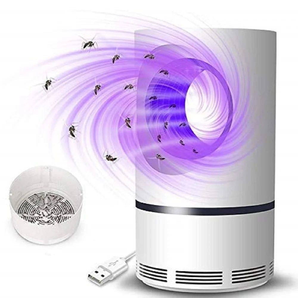 Plastic Mosquito Killer Lamp,Mosquito Lamp Dual Mosquito Zapper Lamp, Chargeable, Area Of Coverage: 200 Sq Ft