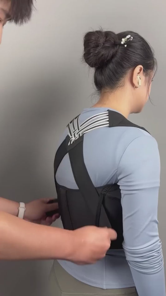 Posture Corrector Belt for Men & Women – Adjustable Back Support Brace for Straight Spine, Pain Relief & Confidence Boost (14 Days Visible Effect)