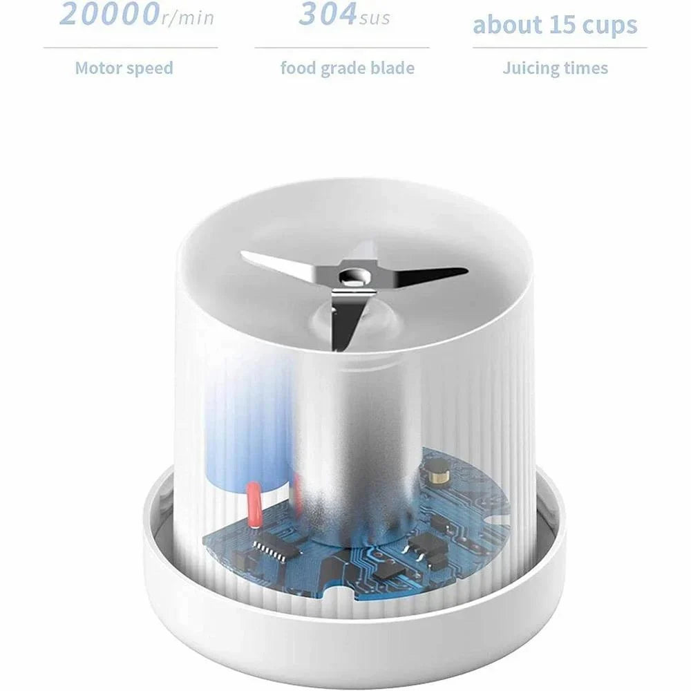 USB Rechargeable Portable Juicer, for Home, 420 ml